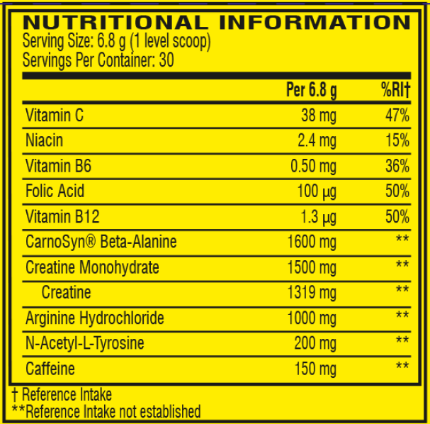 C4 Pre-workout - 30 servings