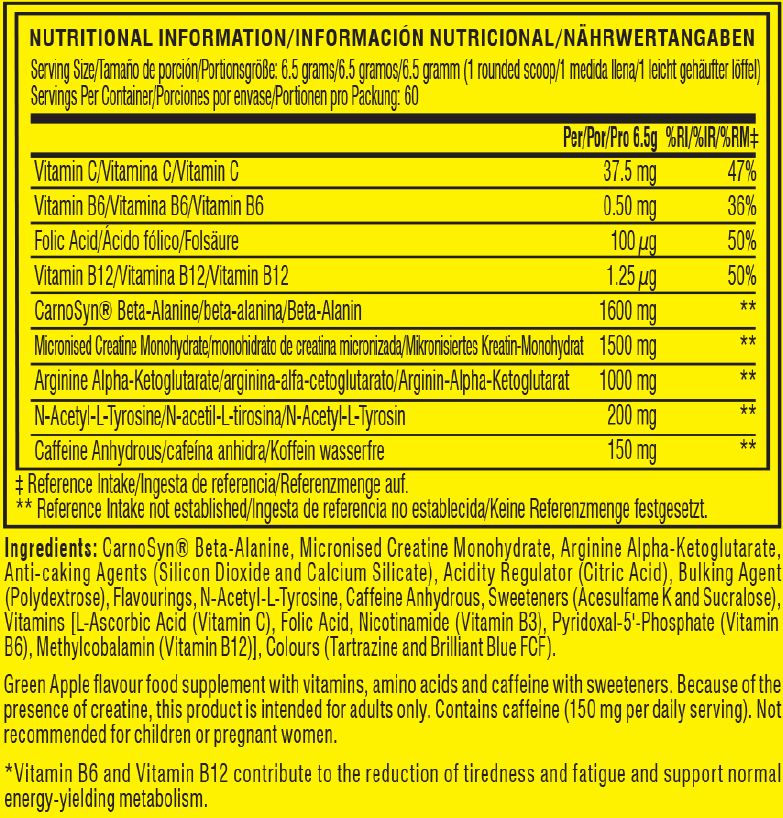C4 Pre-workout - 60 servings