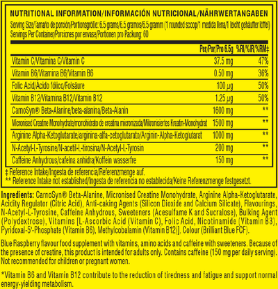 C4 Pre-workout - 60 servings