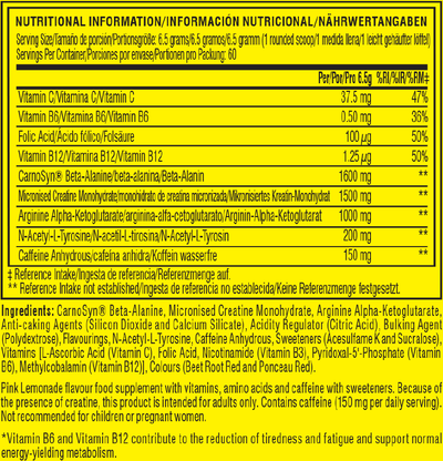 C4 Pre-workout - 60 servings