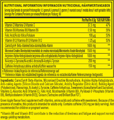 C4 Pre-workout - 60 servings