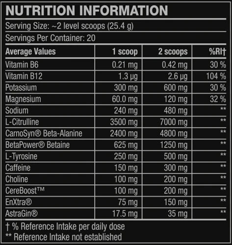 C4 Ultimate Pre-workout - 20 Servings