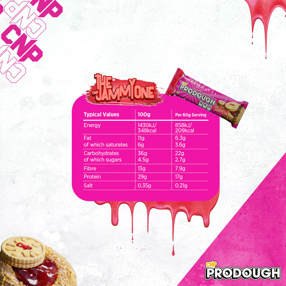 CNP ProDough Doughnut Bars - 12 x 60 g