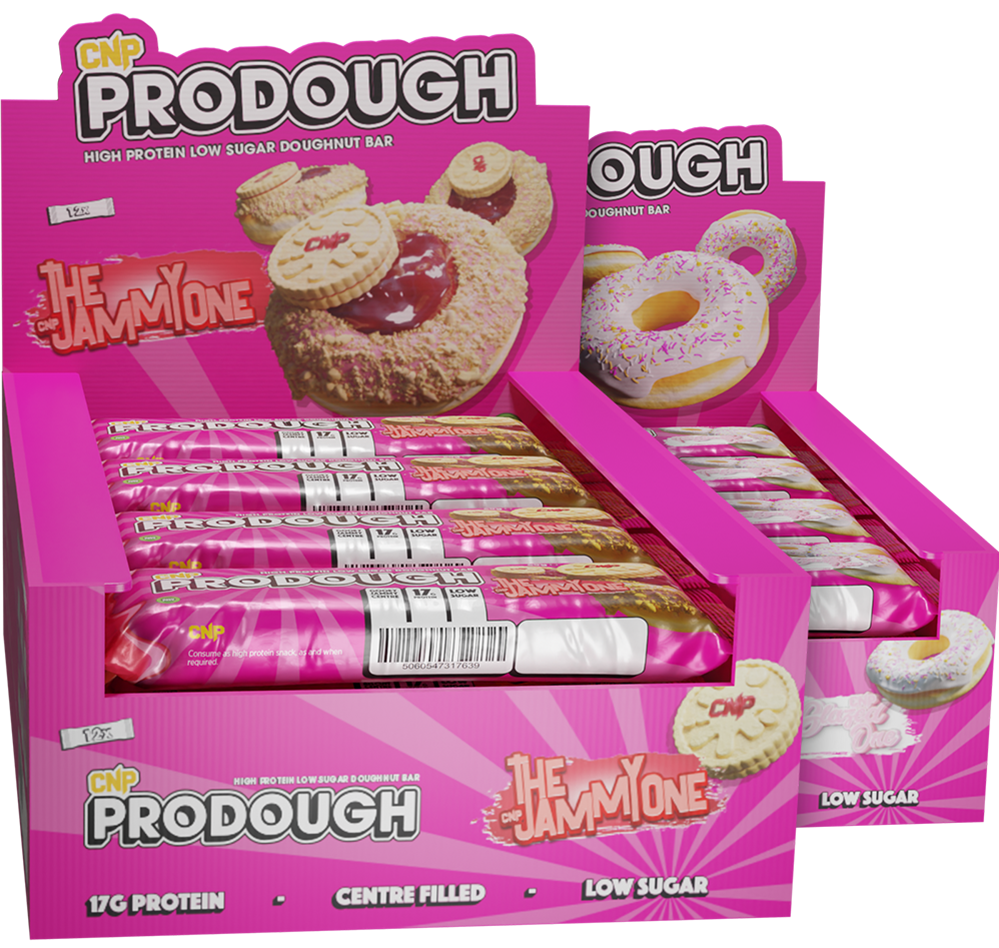 CNP ProDough Doughnut Bars - 12 x 60 g