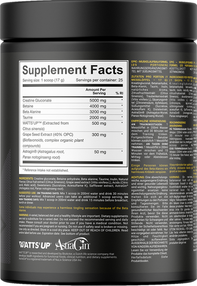 Dedicated Nutrition EPIC - 425 g