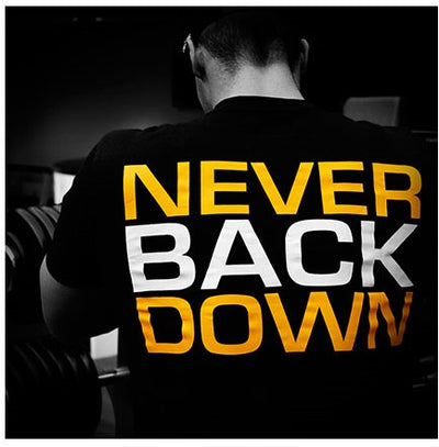 Dedicated T-Shirt - Never Back Down - XXL
