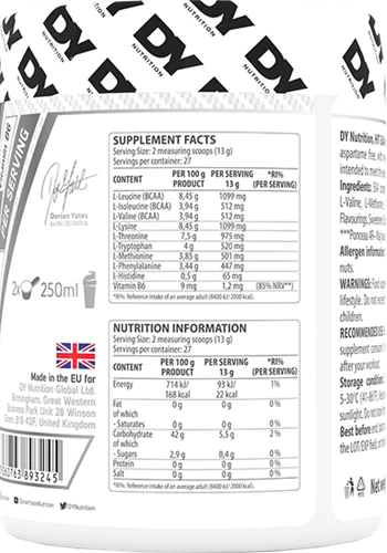 DY Nutrition HIT EAA Amino Acid Complex - 360 g