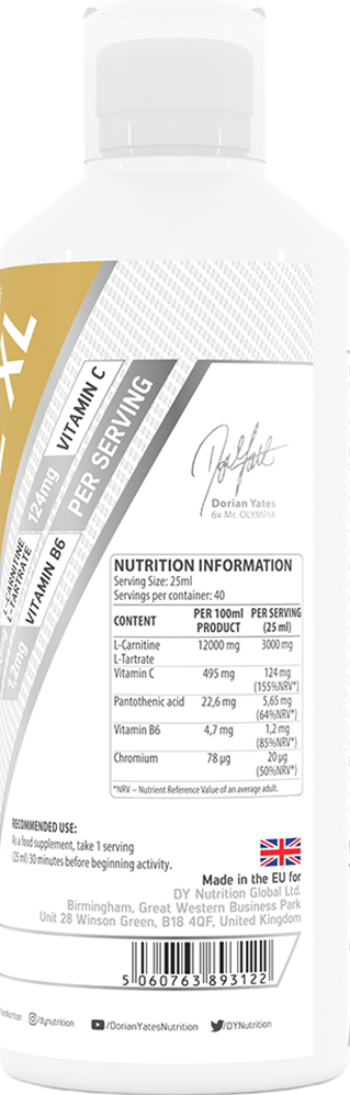 DY Nutrition L-Carnitine XL - 1000 ml