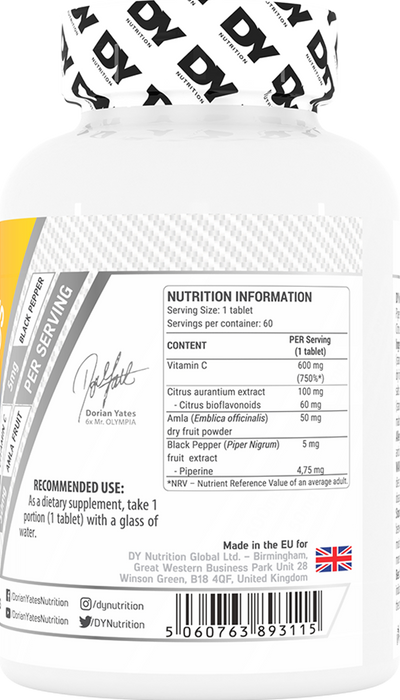 DY Nutrition Vitamin C Plus - 60 tabs