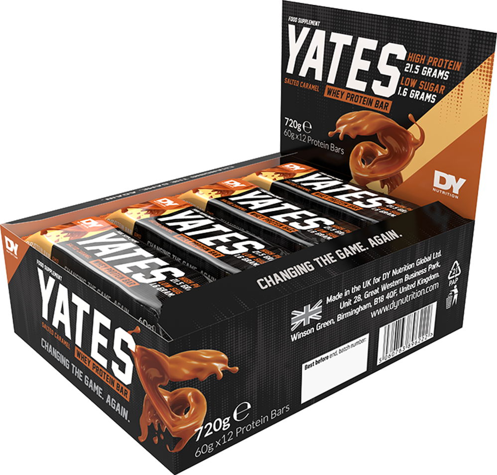 Dorian Yates Nutrition Whey Protein Bar - 12 x 60 g