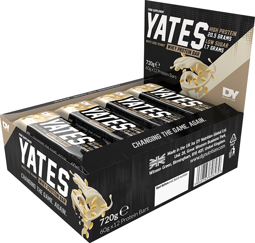 Dorian Yates Nutrition Whey Protein Bar - 12 x 60 g