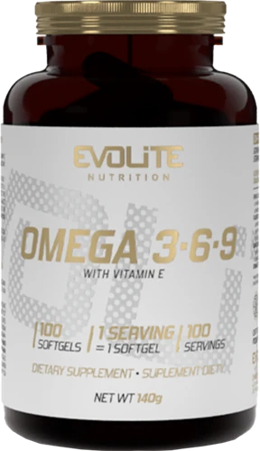 Evolite Omega 3-6-9 - 100 Softgels