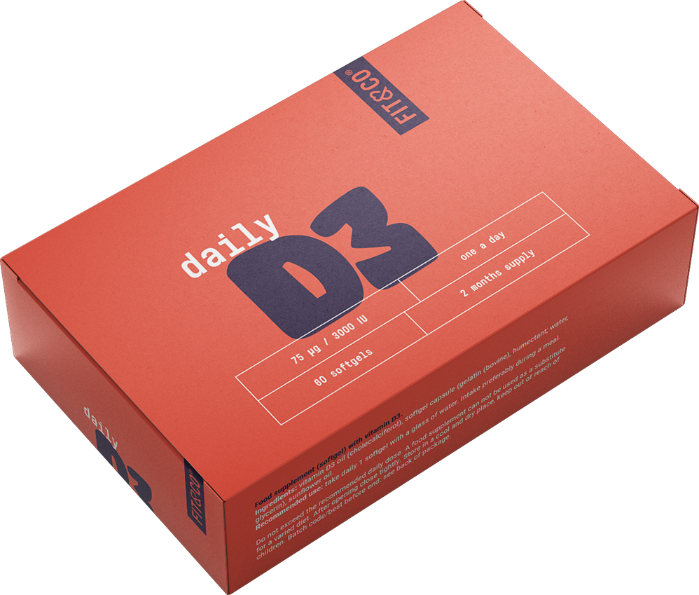 Fit & Co Daily D3 - 60 softgels