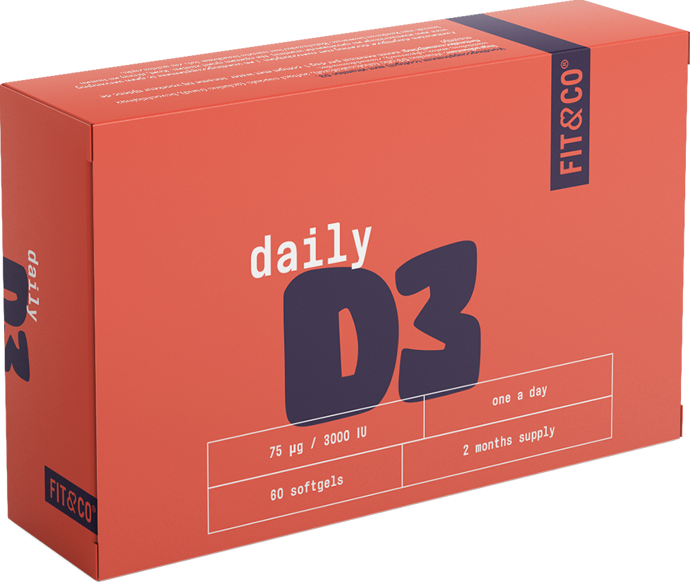 Fit & Co Daily D3 - 60 softgels