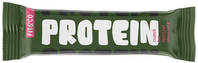 Fit & Co Protein Crunch Bar - 10 x 55 g - Hazelnut Chocolate
