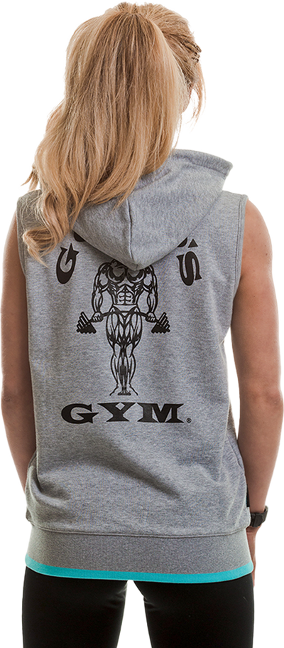 Golds Gym Ladies Sleeveless Hoodie