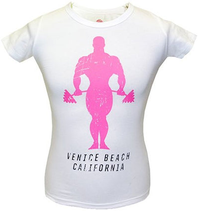 Golds Gym Ladies T-Shirt Joe - White - L