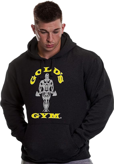 Golds Gym Pull Over Hoodie - S - Black