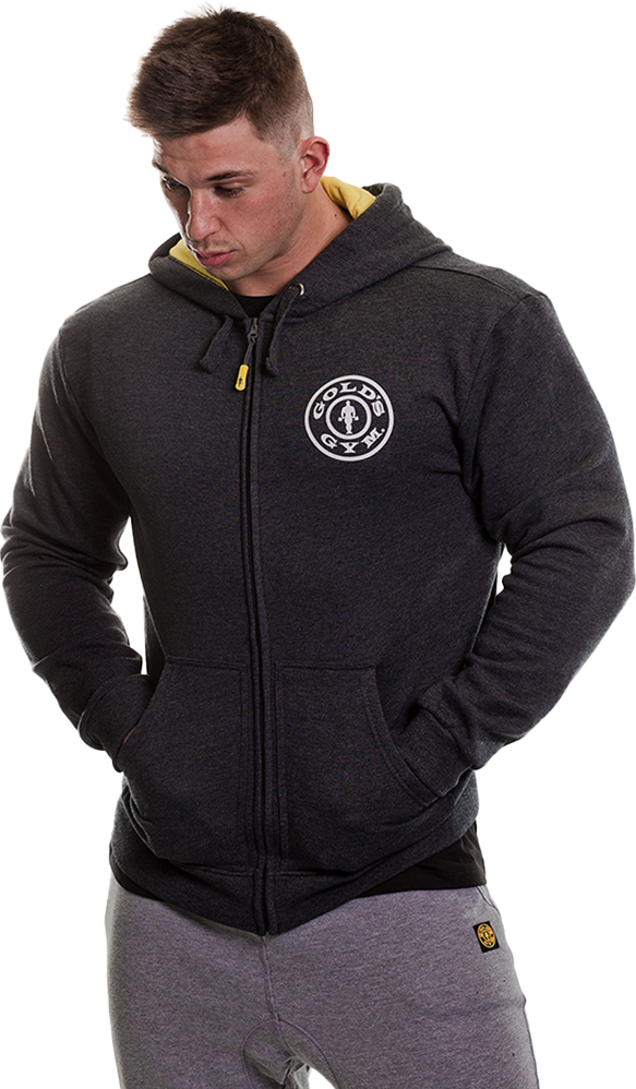 Golds Gym Zipper Hoodie Joe - S