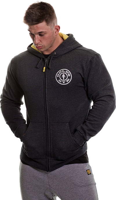 Golds Gym Zipper Hoodie Joe - S