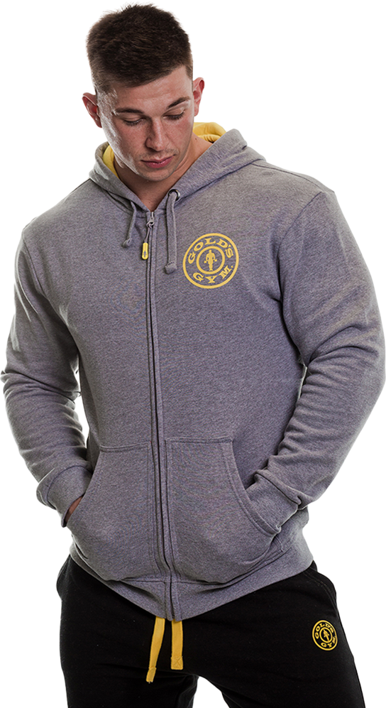 Golds Gym Zipper Hoodie Joe - S