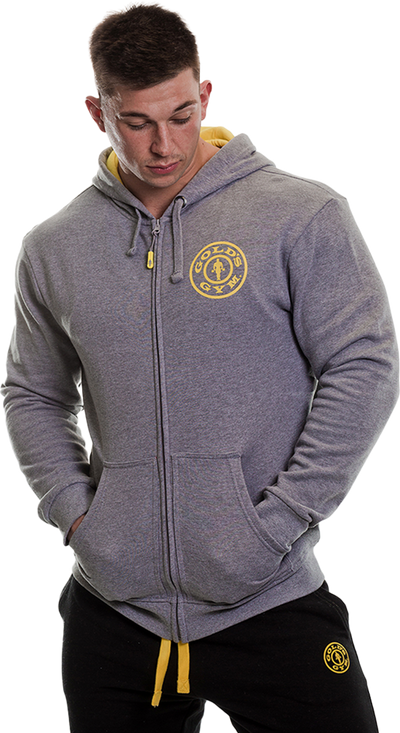 Golds Gym Zipper Hoodie Joe - S
