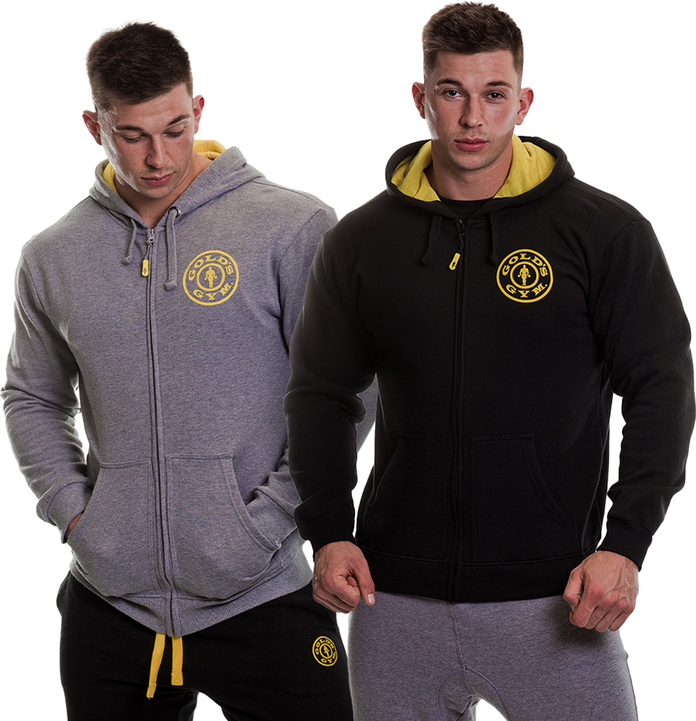 Golds Gym Zipper Hoodie Joe - S
