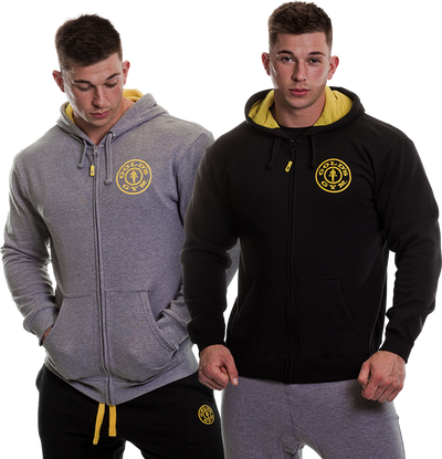 Golds Gym Zipper Hoodie Joe - S