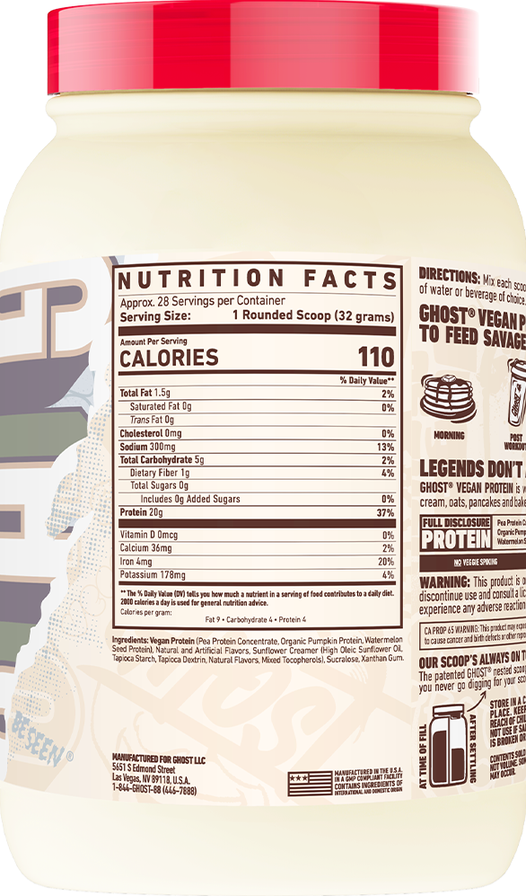 Ghost Vegan - 28 servings