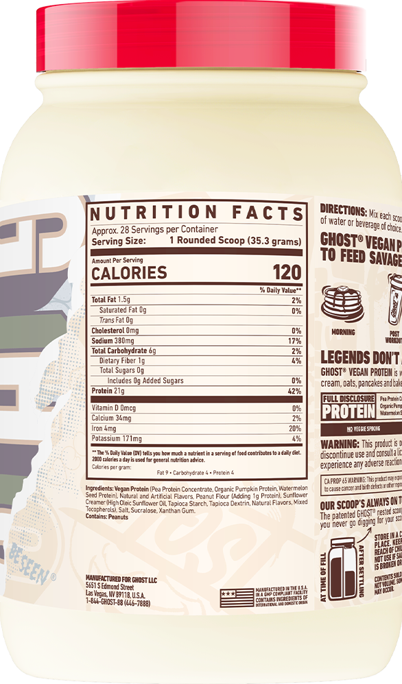 Ghost Vegan - 28 servings
