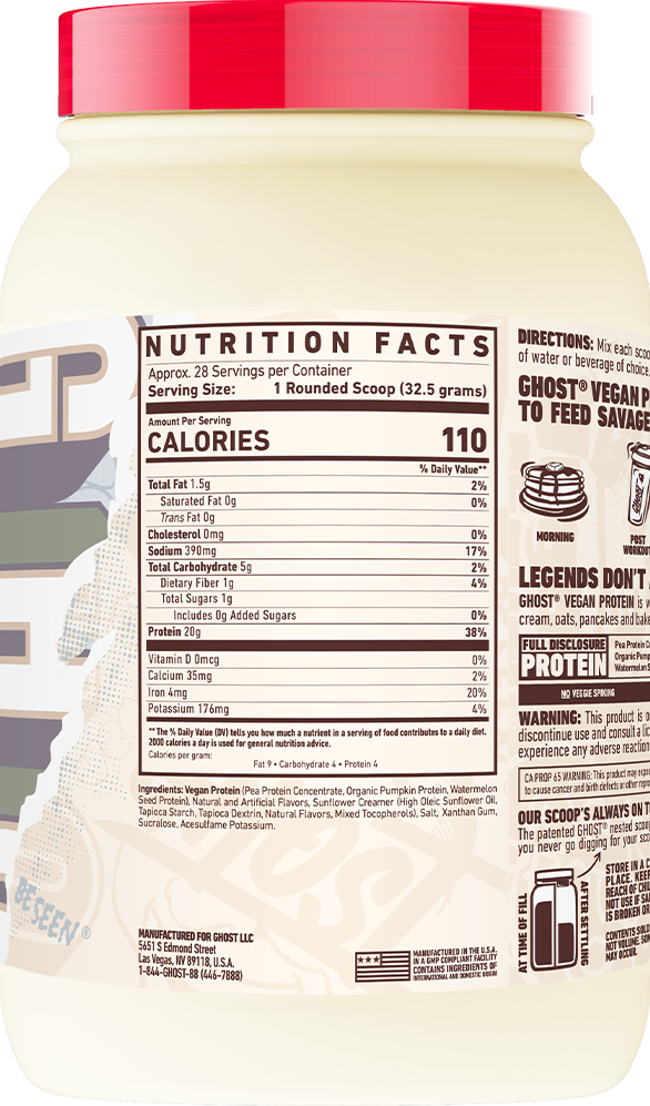 Ghost Vegan - 28 servings