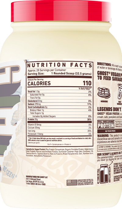 Ghost Vegan - 28 servings