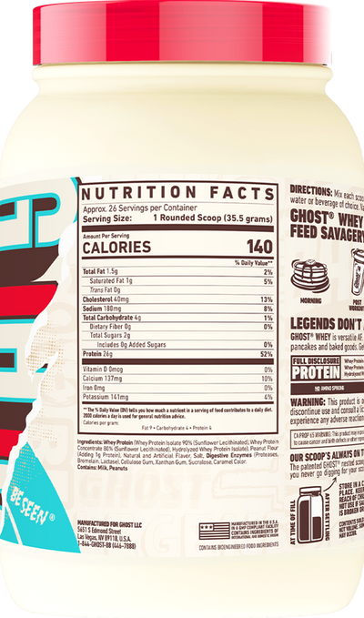 Ghost Whey - 26 servings