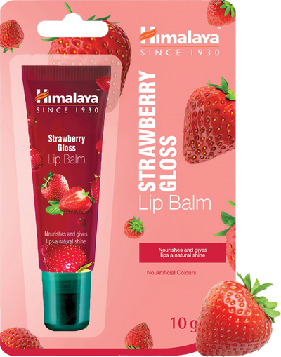 Himalaya Strawberry Gloss Lip Balm - 10 g