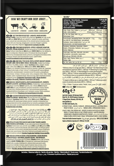 Jack Link's Beef Jerky - 12 x 60 g