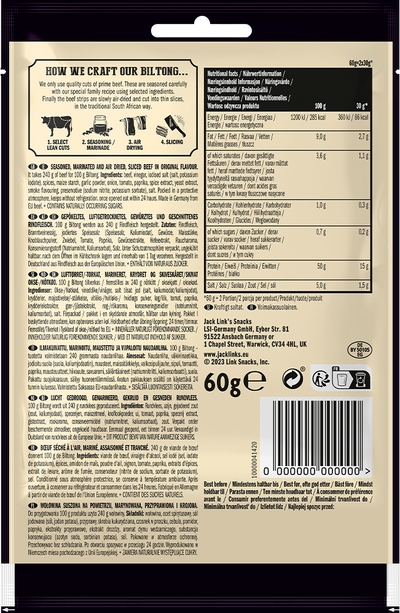 Jack Link's Biltong - 12 x 20 g