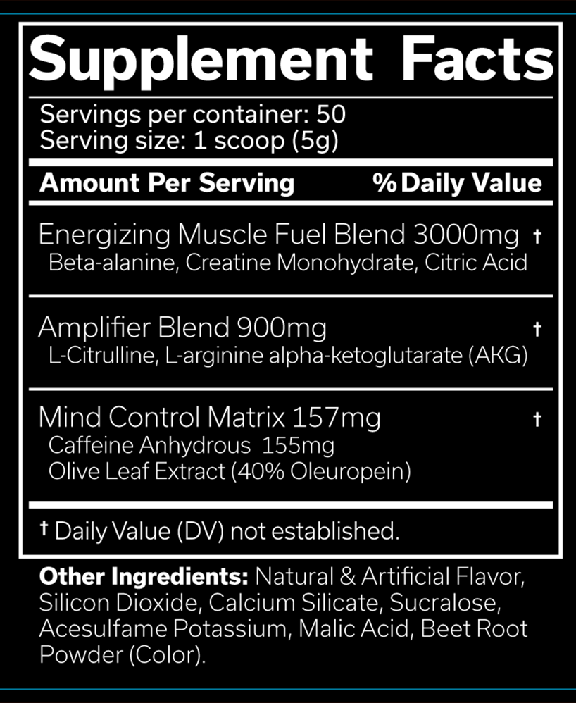 JNX The Curse Pre-workout - 250 g