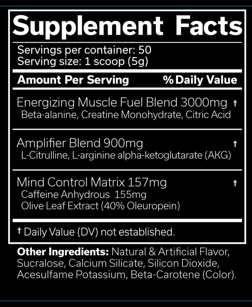 JNX The Curse Pre-workout - 250 g