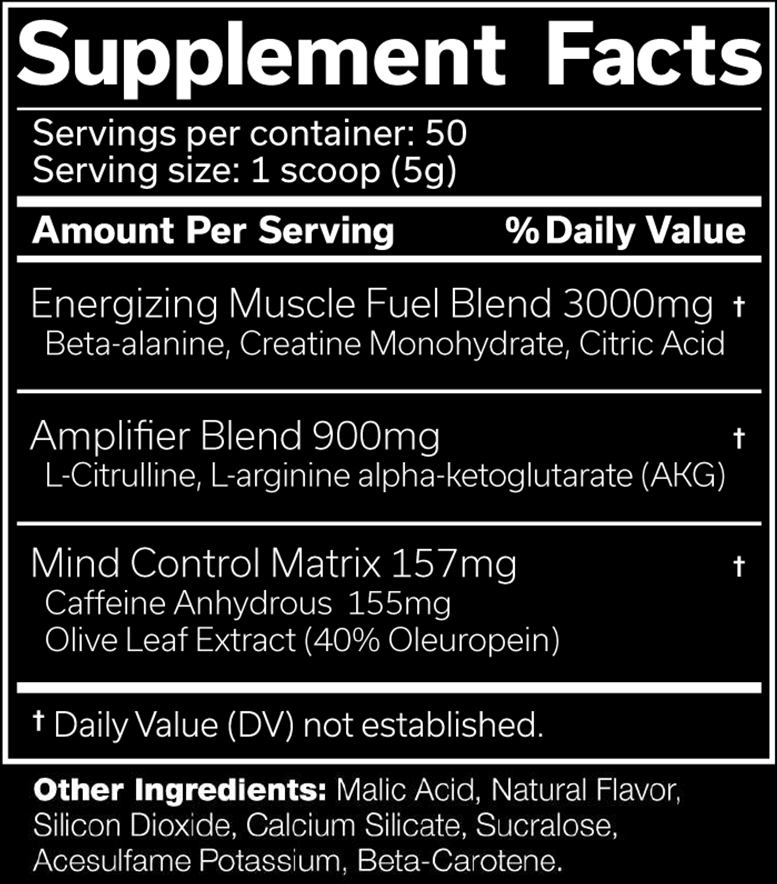 JNX The Curse Pre-workout - 250 g