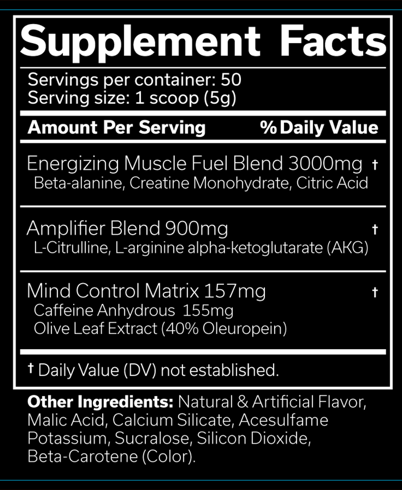JNX The Curse Pre-workout - 250 g