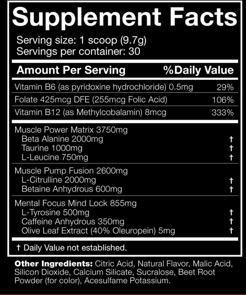 JNX The Shadow Pre-workout - 270 g