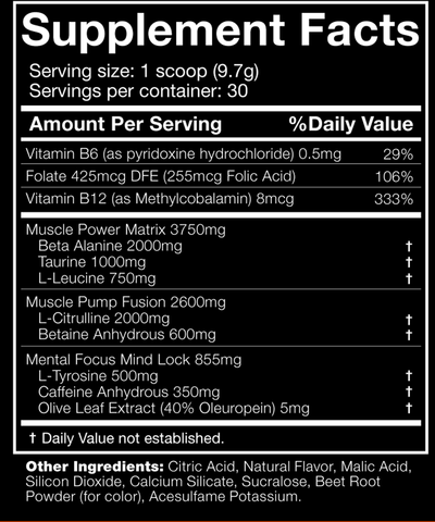 JNX The Shadow Pre-workout - 270 g