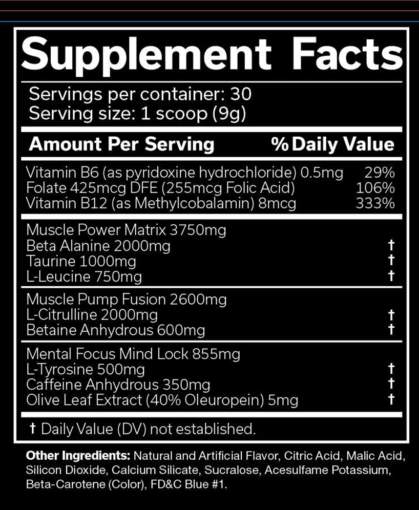 JNX The Shadow Pre-workout - 270 g