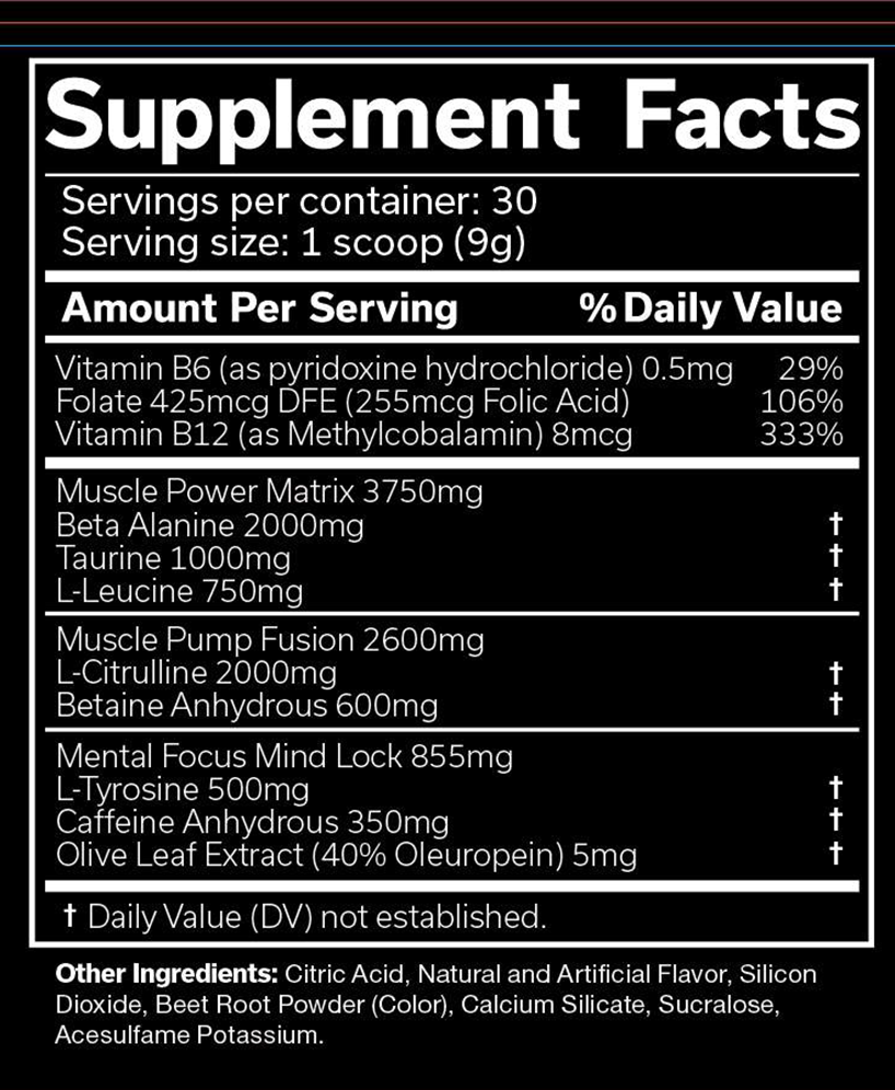 JNX The Shadow Pre-workout - 270 g
