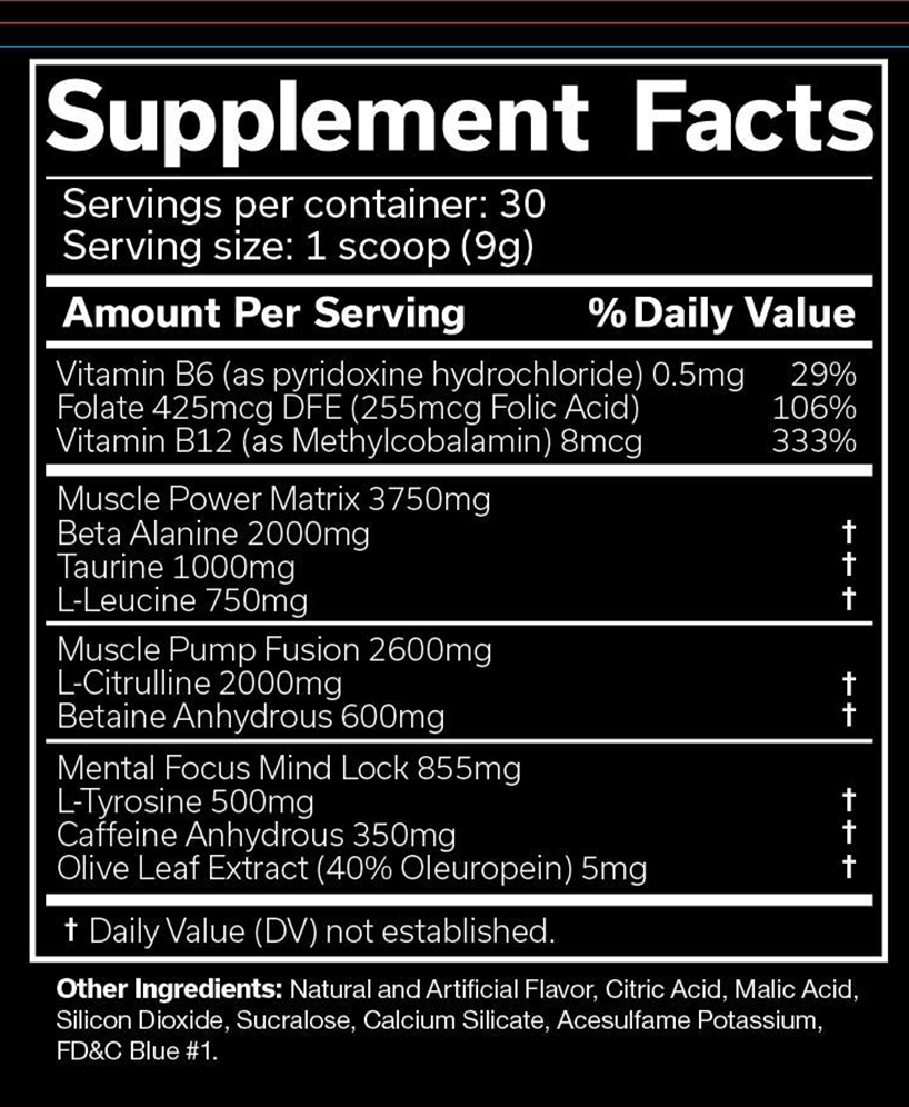 JNX The Shadow Pre-workout - 270 g