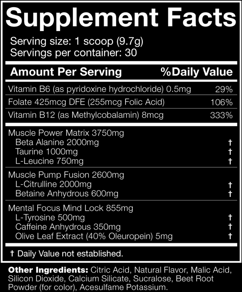 JNX The Shadow Pre-workout - 270 g