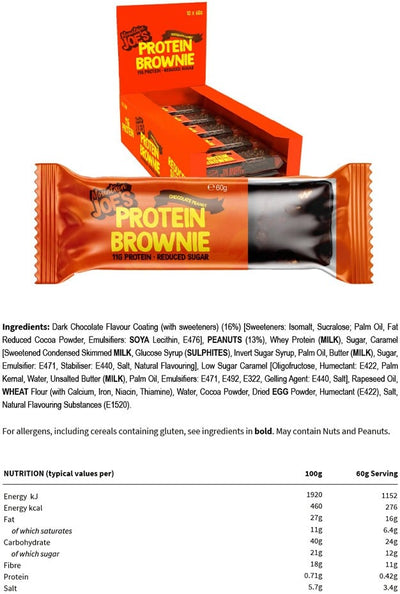 Mountain Joe's Protein Brownie - 10 x 60 g