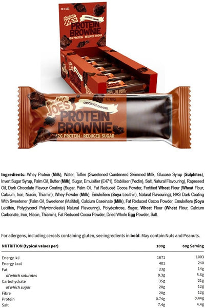 Mountain Joe's Protein Brownie - 10 x 60 g