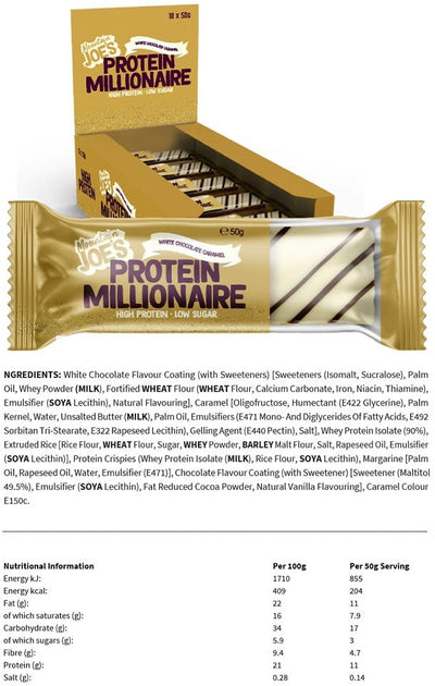 Mountain Joe's Protein Millionaire - 10 x 50 g