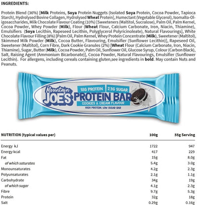 Mountain Joe's Protein Bar - 12 x 55 g
